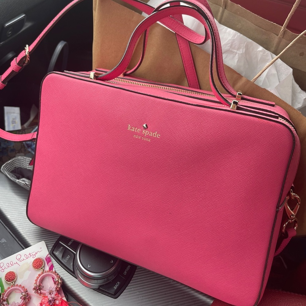 Kate Spade Authentic 💯 Orange \PINK 🧡🧡🧡Handbag